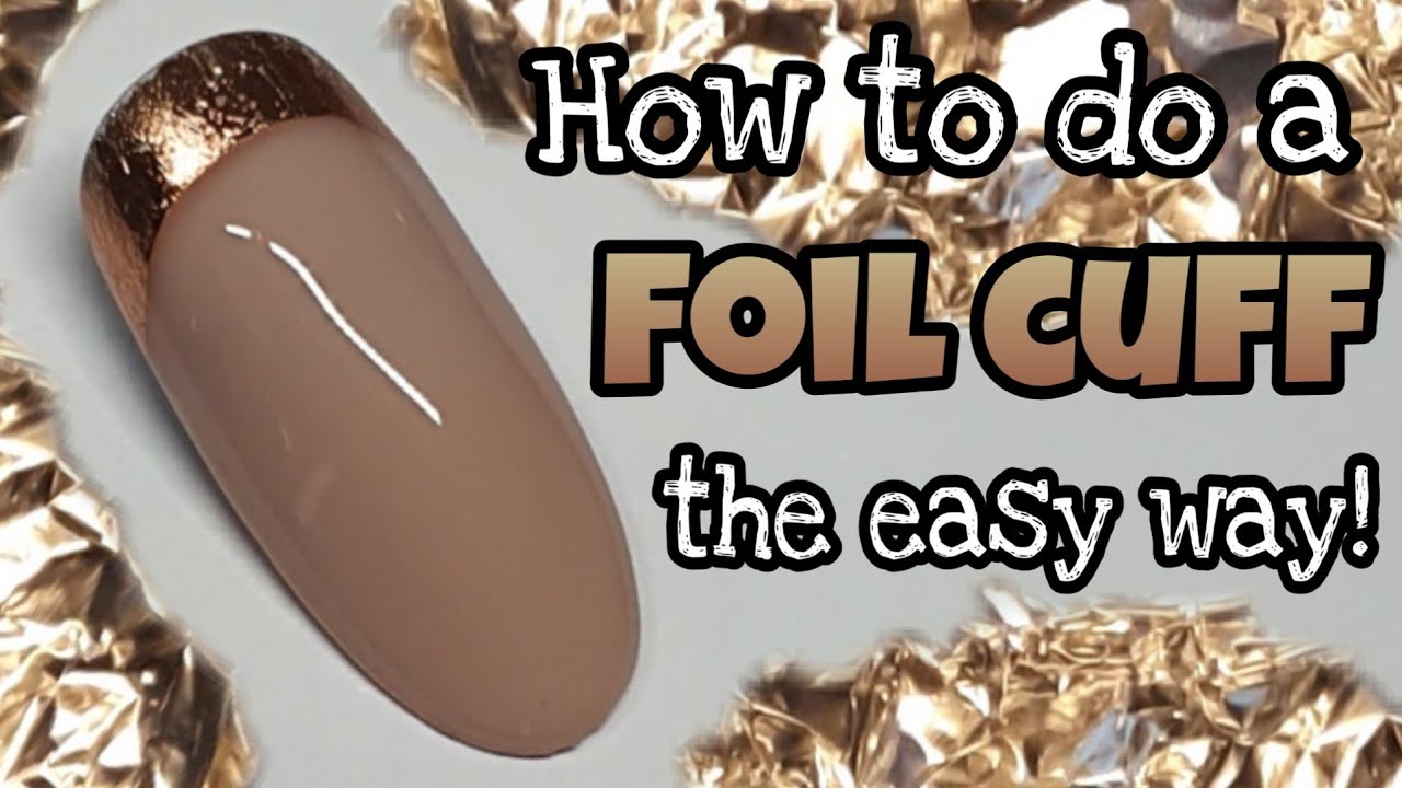 📀 FOIL CUFF | Foil gel | THE EASY WAY! | Gel polish nail design