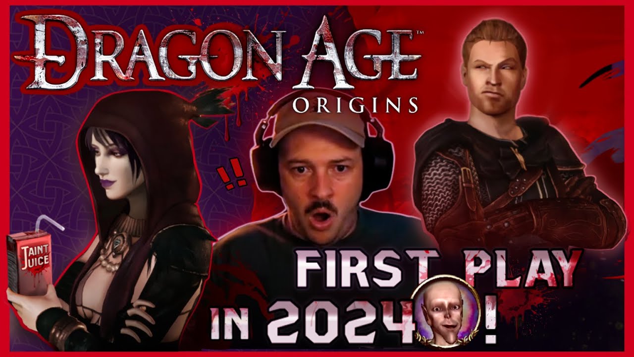 First Play! Dragon Age Origins in 2024 with Awakenings and Witch Hunt
