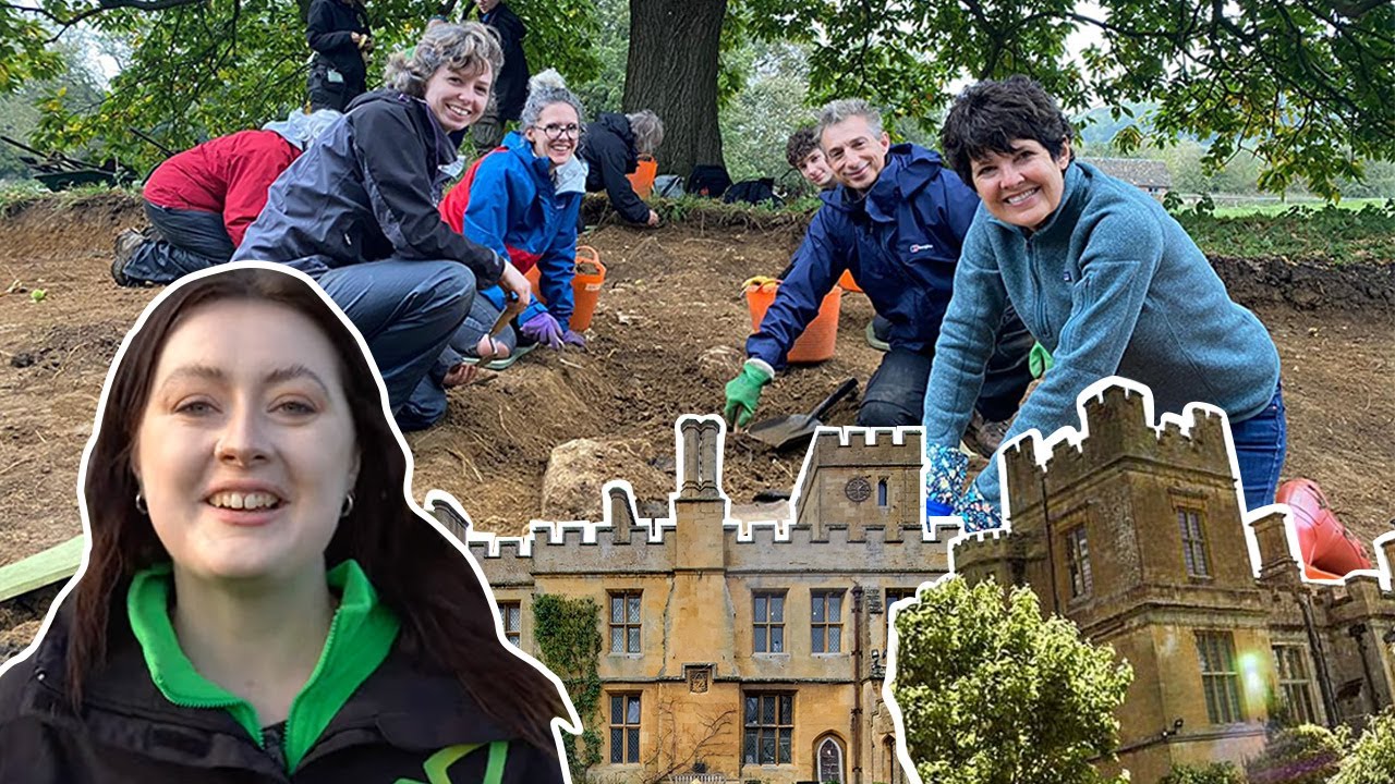 Archaeologists Uncover a Tudor Garden at Sudeley Castle | Virtual Dig Tour | 2021