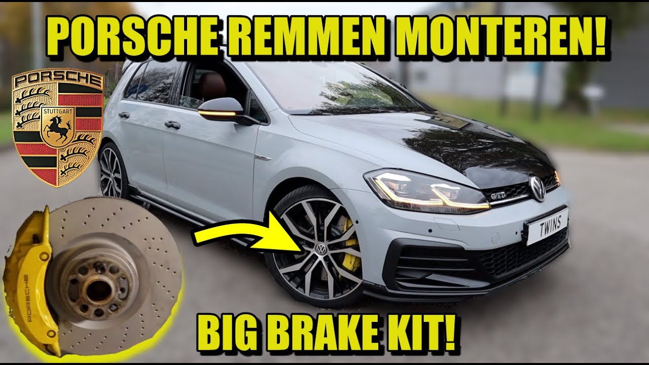 VOLKSWAGEN GOLF 7 GTI / GTD |PORSCHE (BIG BRAKE KIT) MONTEREN |EERSTE OP YOUTUBE!