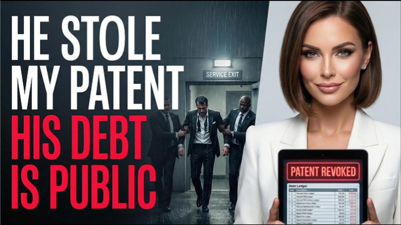 He stole my patent and threatened my mother until I put his debt on the public record. 009