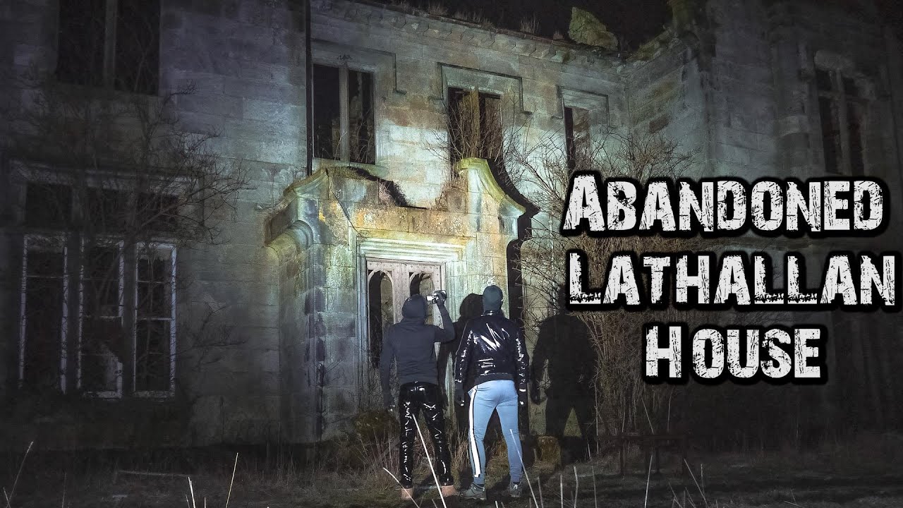 Abandoned Lathallan House, Polmont, Urbex Scotland, UK. Exploring at night with Deviant Discoveries.