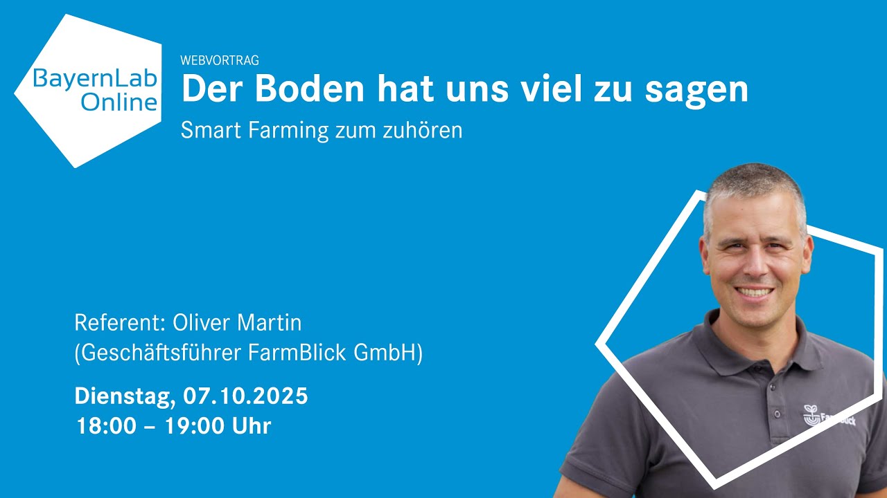 Der Boden hat uns viel zu sagen - Smart Farming zum Zuhören
