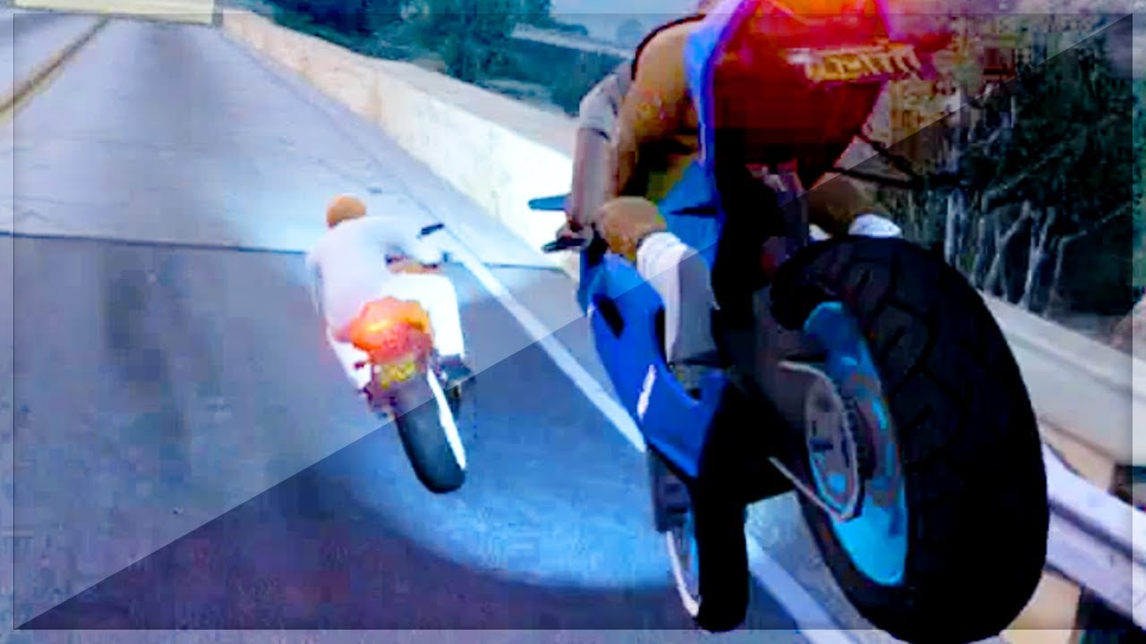 GTA 5 Funny Moments - The Mysterious Bike Glitch - (GTA V Online Games Stunts)