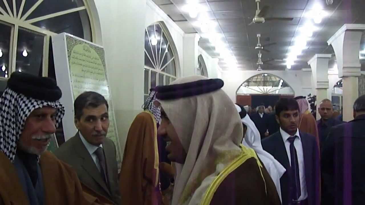 وفد دوله الامارات يقدم التعازي بوفاة امير قبائل ربيعة