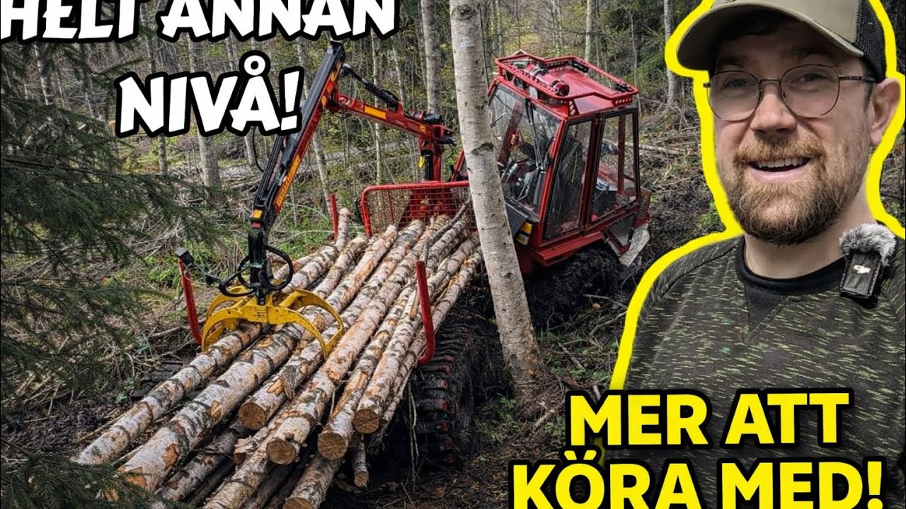 Besvärlig terräng – Erik visar upp sin nya Kranman 660 Pro