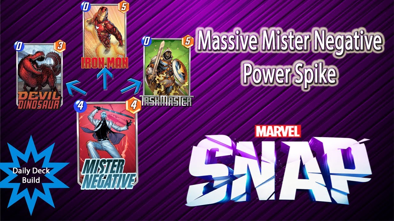 Я уверен, что Мистер Негатив непобедим! - Геймплей бета-версии Marvel Snap Close