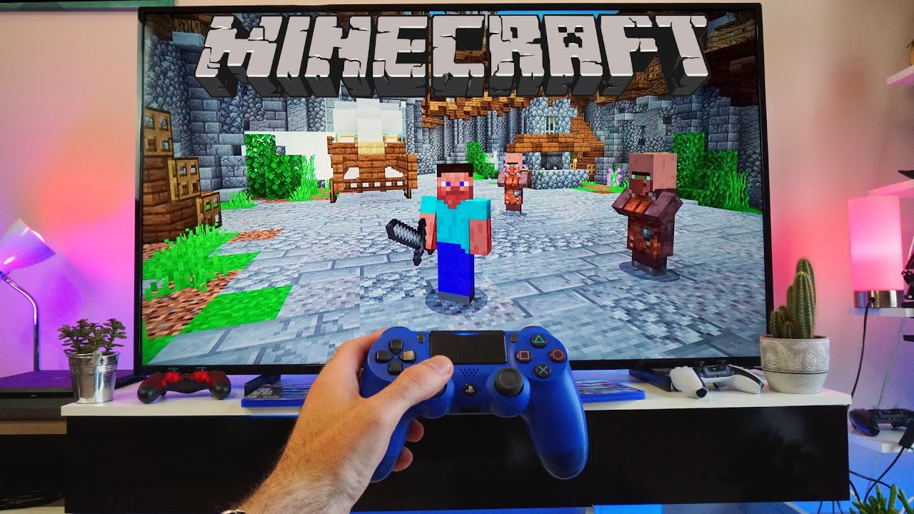 Testing Minecraft On The PS4- POV Gameplay Test  |Part 1|