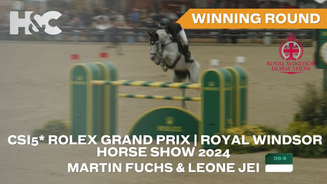 Martin Fuchs & Leone Jei Win the Rolex Grand Prix at Royal Windsor Horse Show 2024🥇