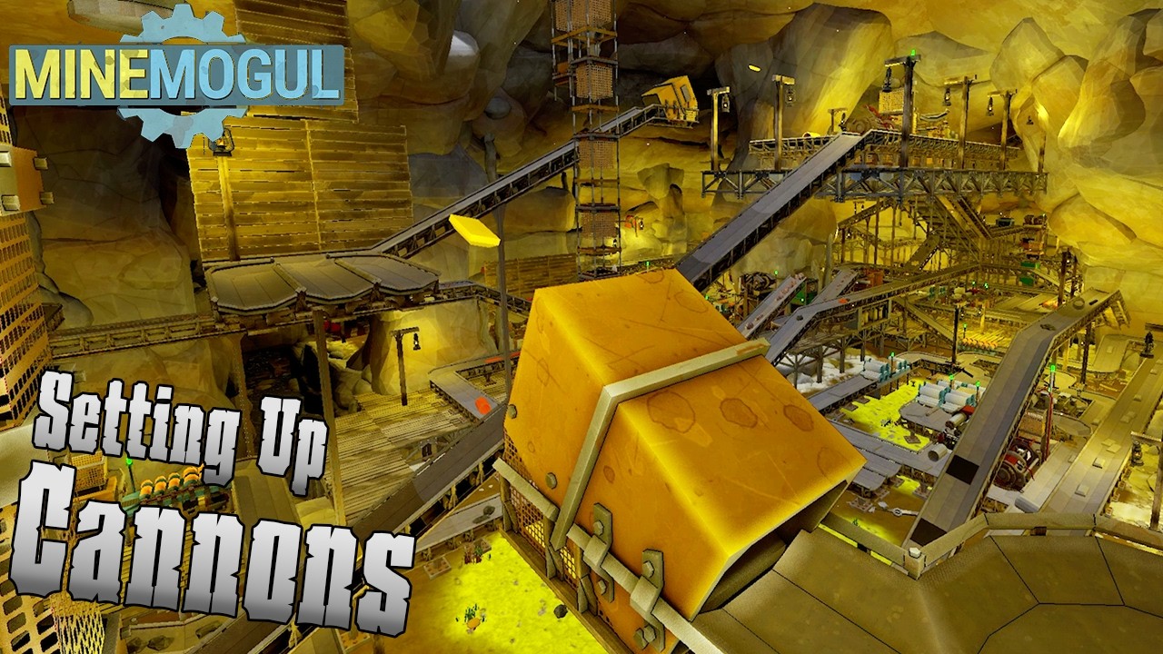 Setting Up Cannons and Chutes in MineMogul