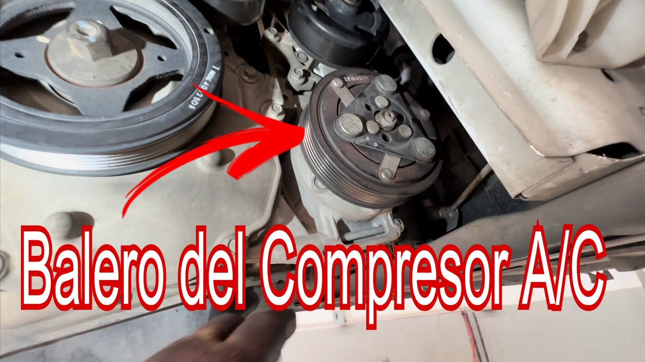 Cambiar Balero del Compresor A/C Nissan Sentra