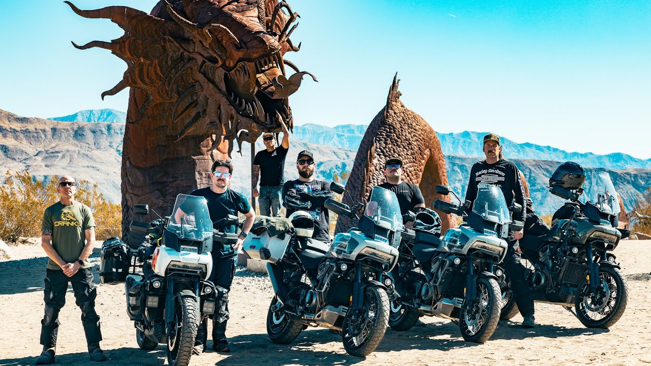 Anza-Borrego on a Harley-Davidson