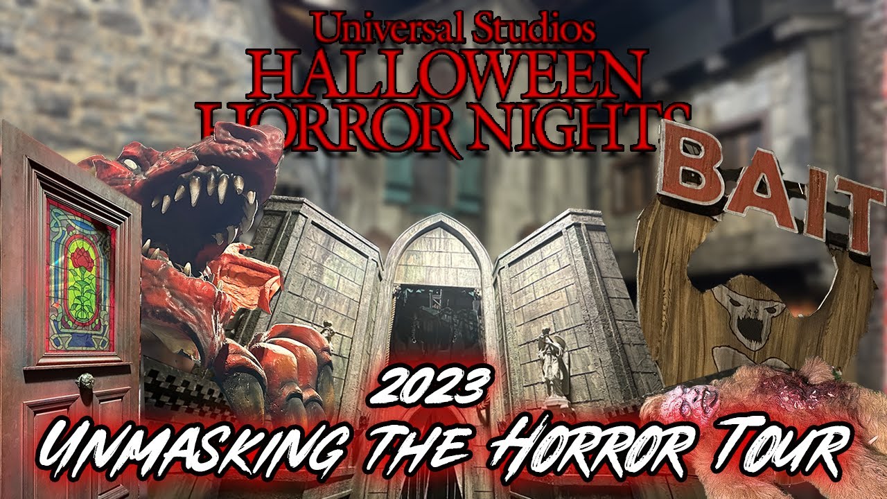 Taking a Look Behind the Screams of HHN 32 | 6 House Unmasking the Horror Tour | Universal Orlando