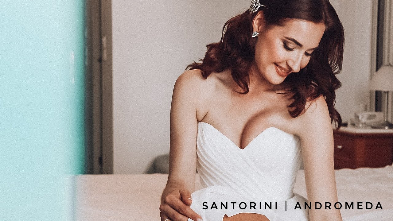 𝗔𝗡𝗡𝗔 𝗮𝗻𝗱 𝗜𝗩𝗔𝗡 | Santorini Wedding, Andromeda Villa (Slow version)