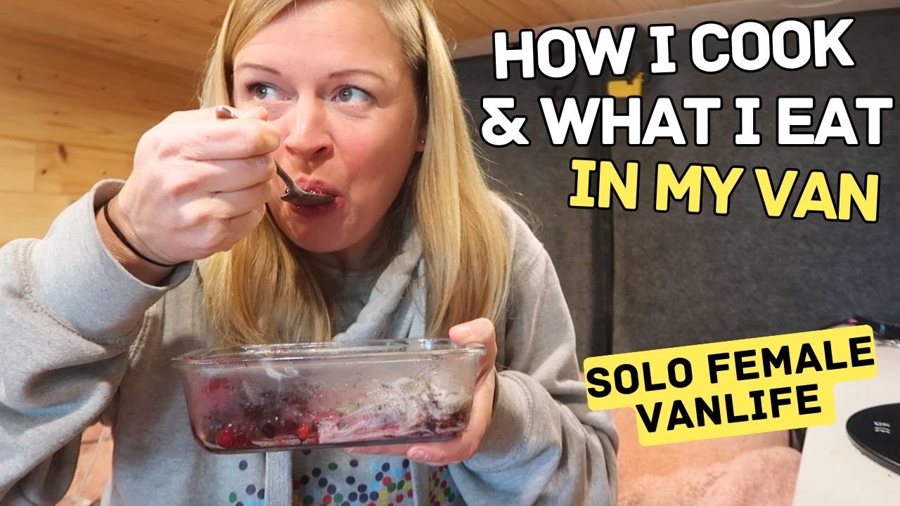 How I I Cook and What I Eat in a Day | Plant Based Cooking in a Van