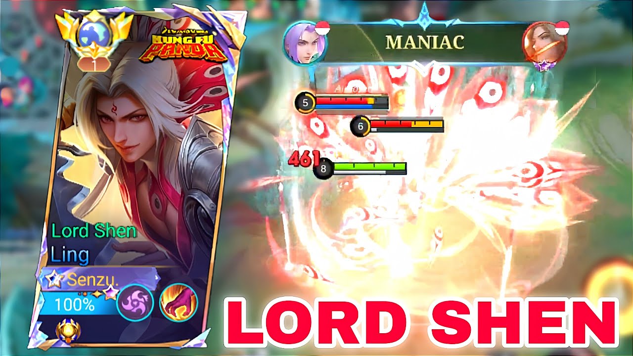 LING LORD SHEN FASTHAND SATISFYING COMBO - Ling Top Global Gameplay Mobile Legends
