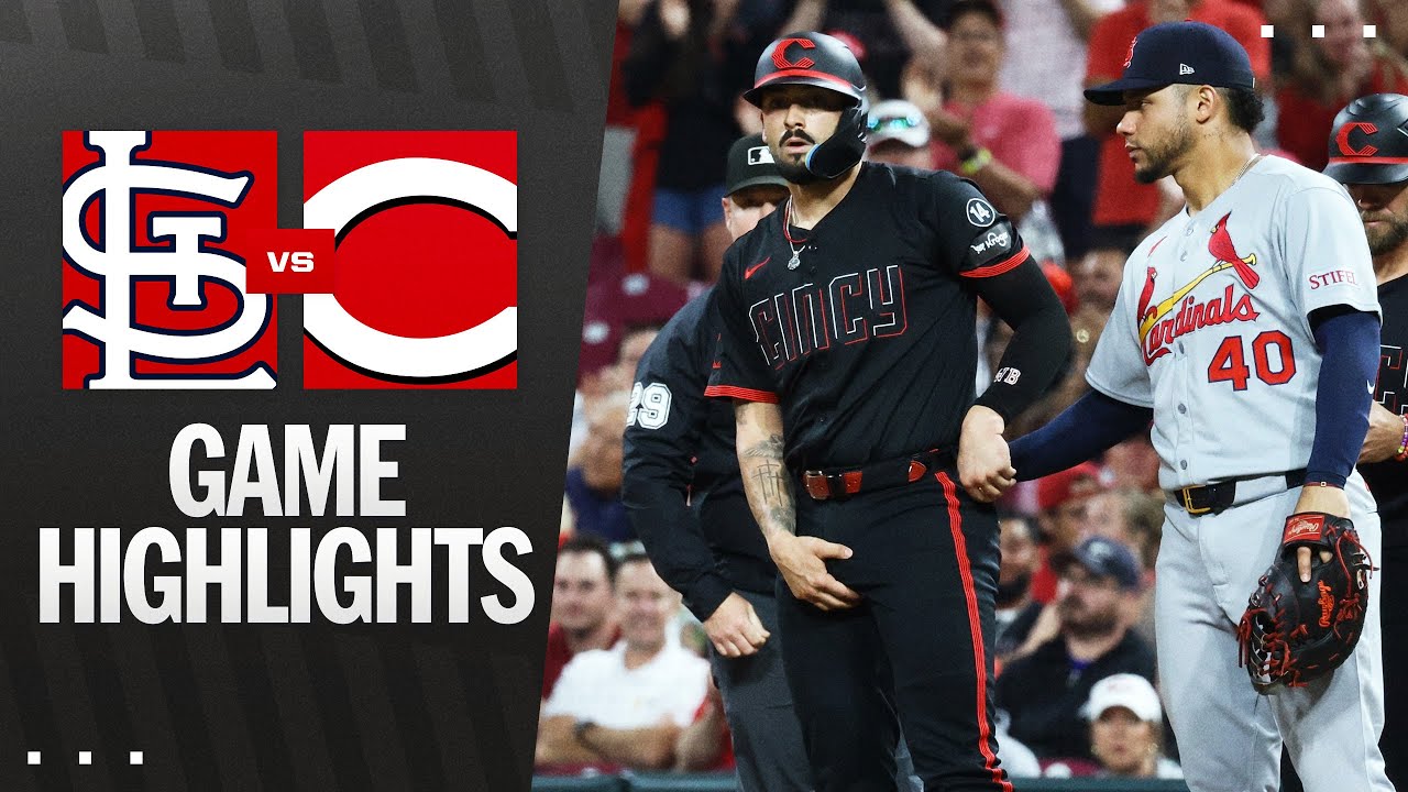 Cardinals vs. Reds Game Highlights (8/29/25) | MLB Highlights