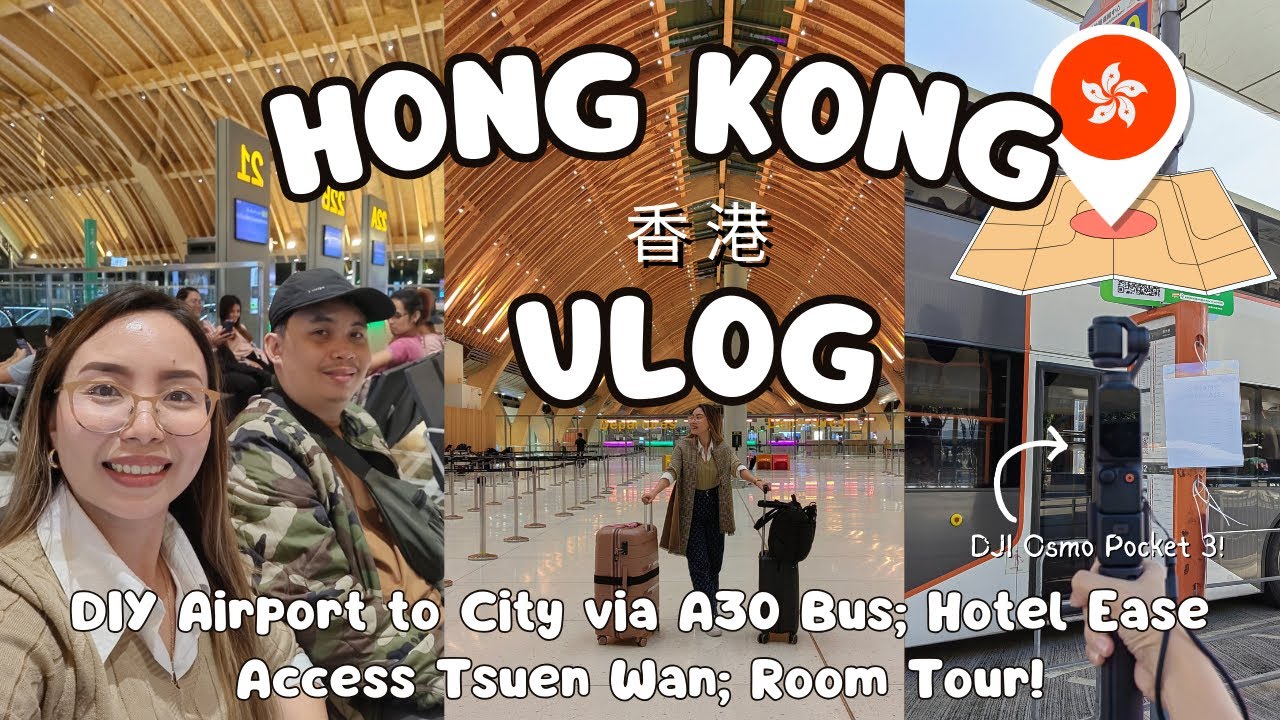 🇭🇰Hong Kong Travel Vlog | DIY Bus to City; Hotel Ease Access Tsuen Wan Room Tour | JANUARY 2024