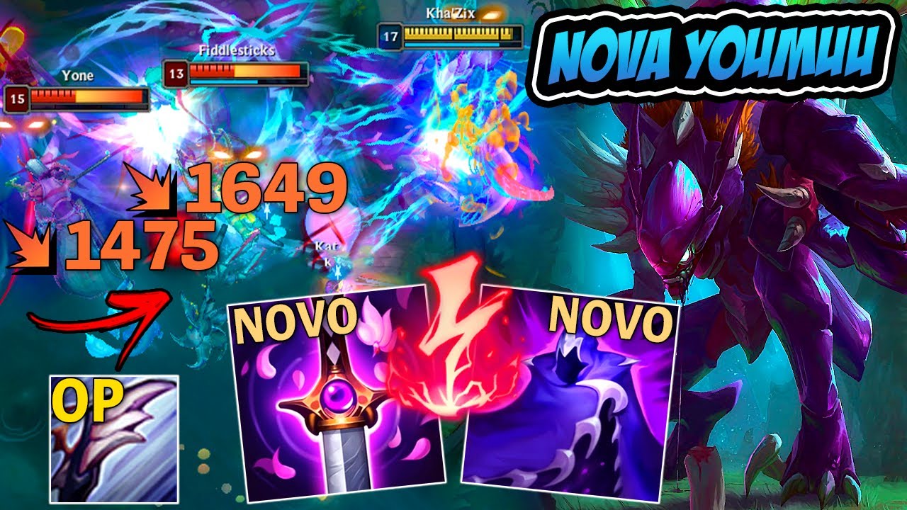 KHA'ZIX TÁ IMORAL COM ESSES NOVOS ITENS DE LETALIDADE !! - LEAGUE OF LEGENDS