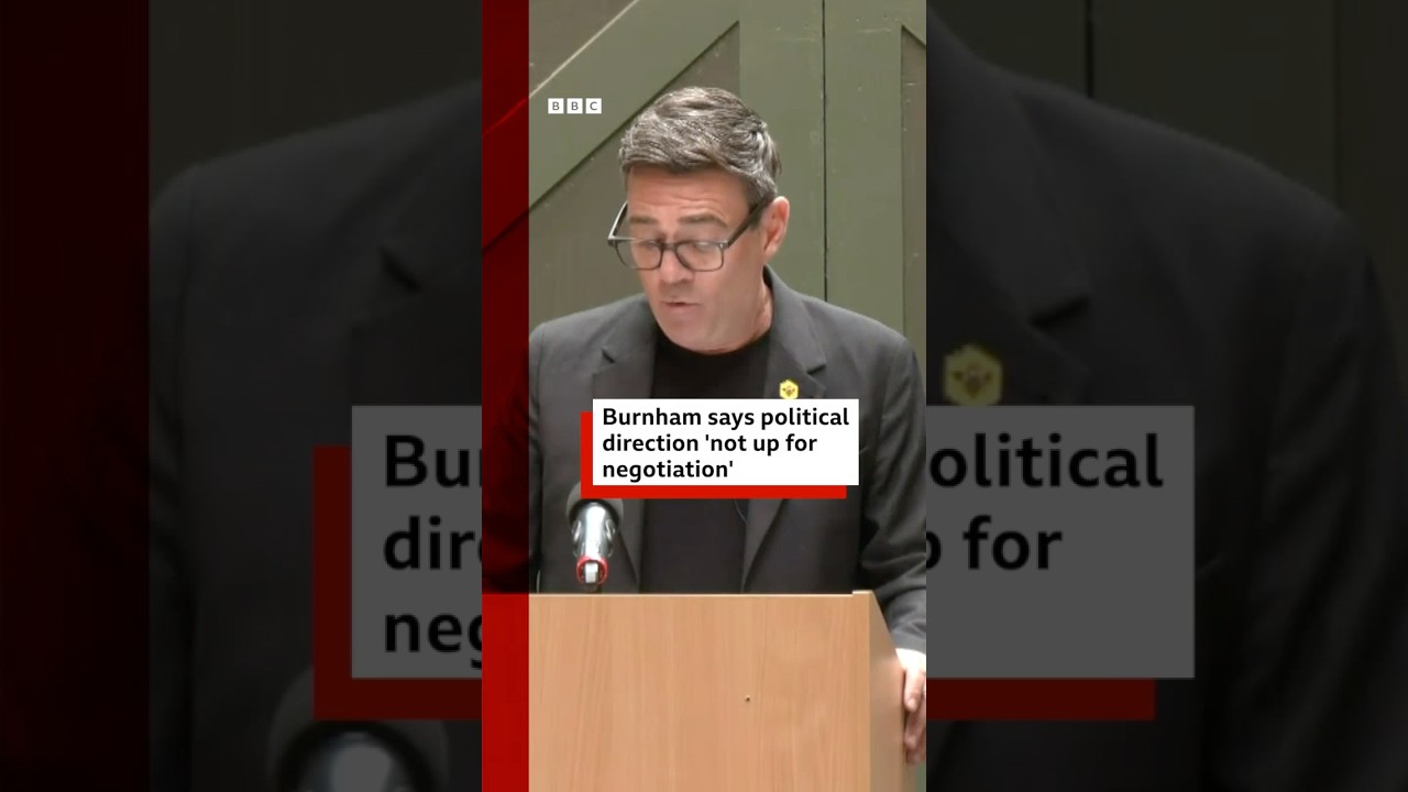 Andy Burnham addresses speculation over names that might make up his potential cabinet. #BBCNews