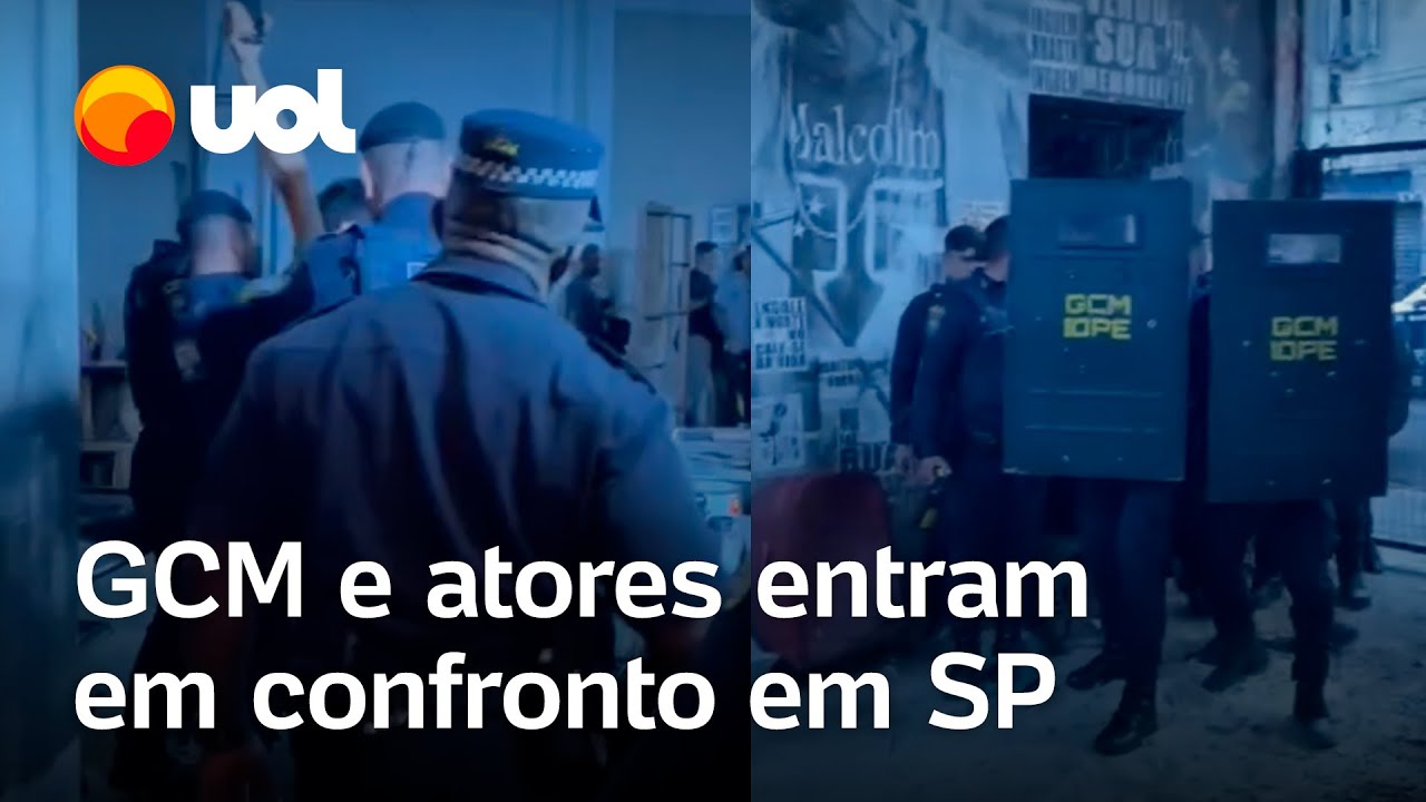 GCM e atores entram em confronto em desocupação de prédio na Luz, em São Paulo; veja vídeos