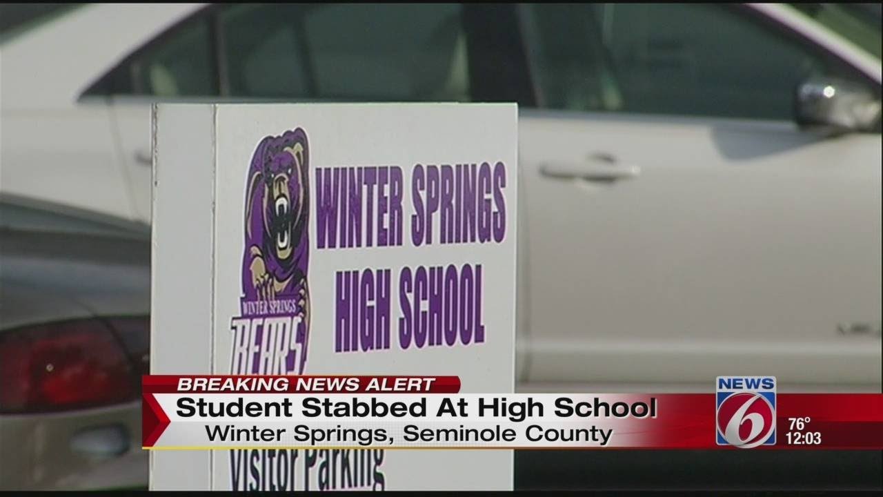 Student stabbed at high school
