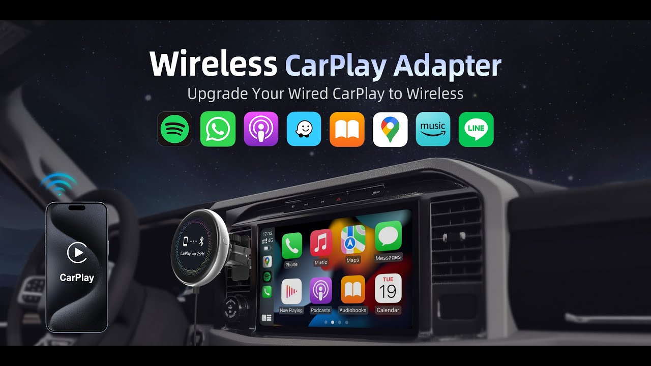 Carplay Clip(CP91) Function button introduction