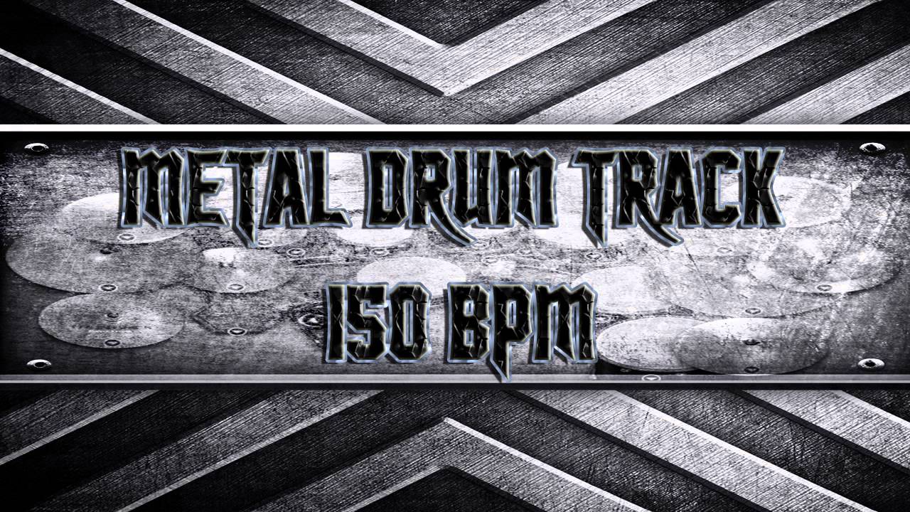 Metal Drum Track 150 BPM (HQ,HD)
