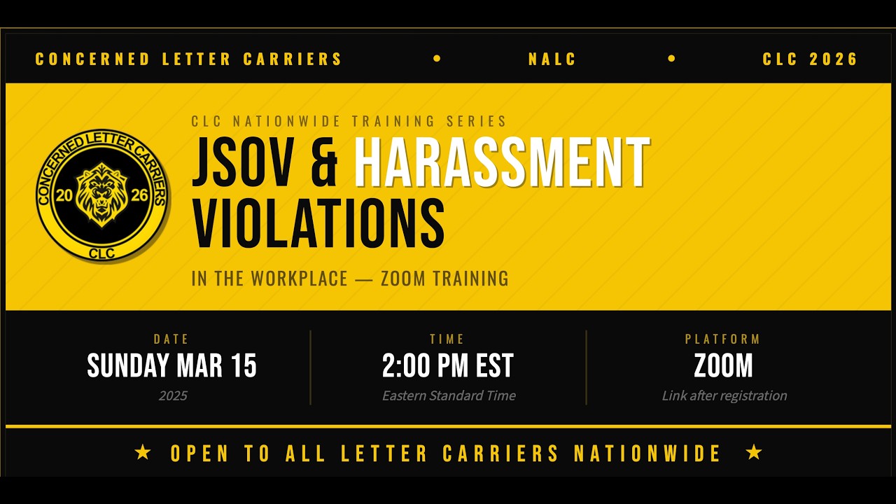 CLC Nationwide JSOV Training – March 15