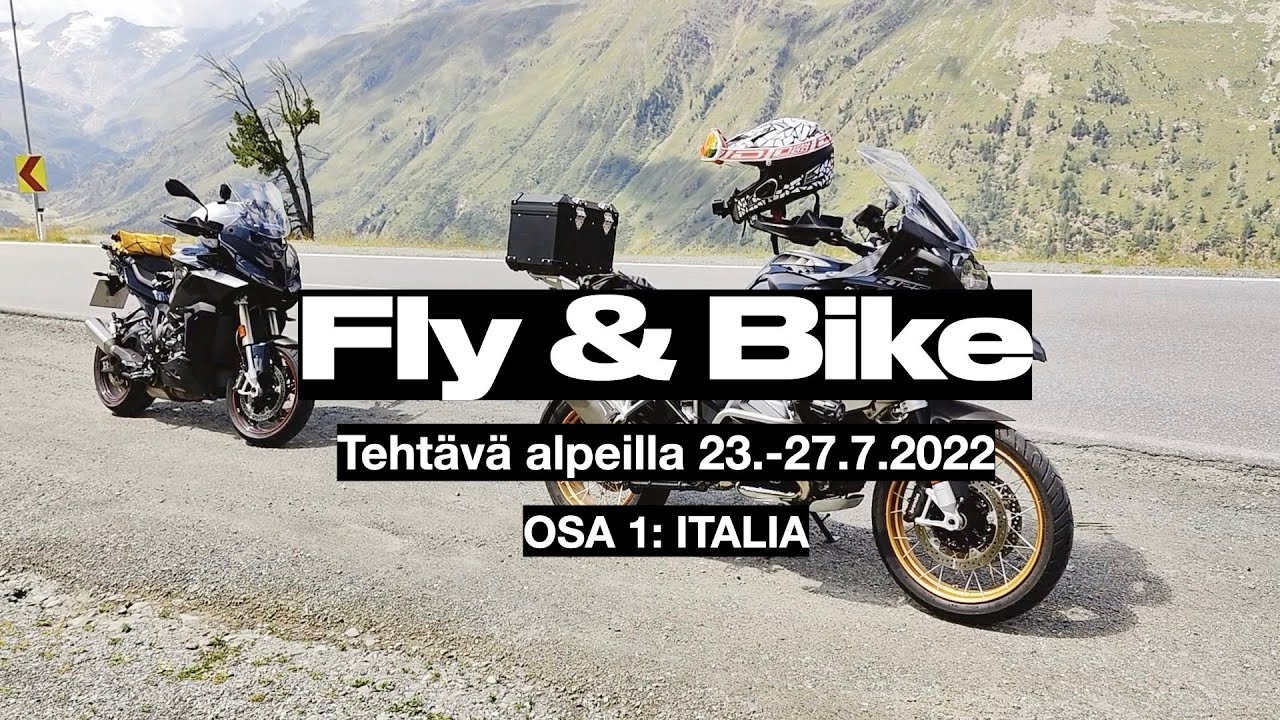 Moottoripyöräreissu Alpeille (OSA 1)