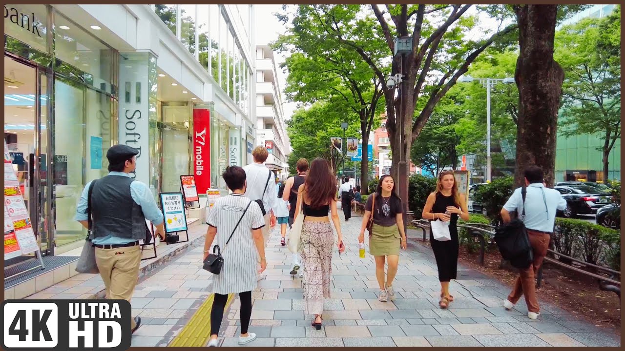 4K Japan walk | Harajuku Tokyo Japan on a warm summer day