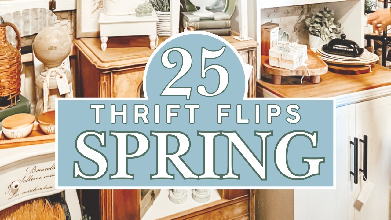 ‼️ 25 Incredible Thrift Flips to try for Spring