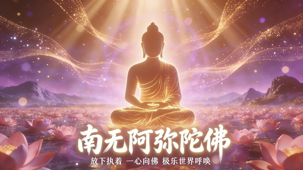 432Hz 南無阿彌陀佛 溫柔女聲+梵唄合唱 🪷 淨化業障 吸引光明 睡前/冥想必聽 Buddhist Healing Music