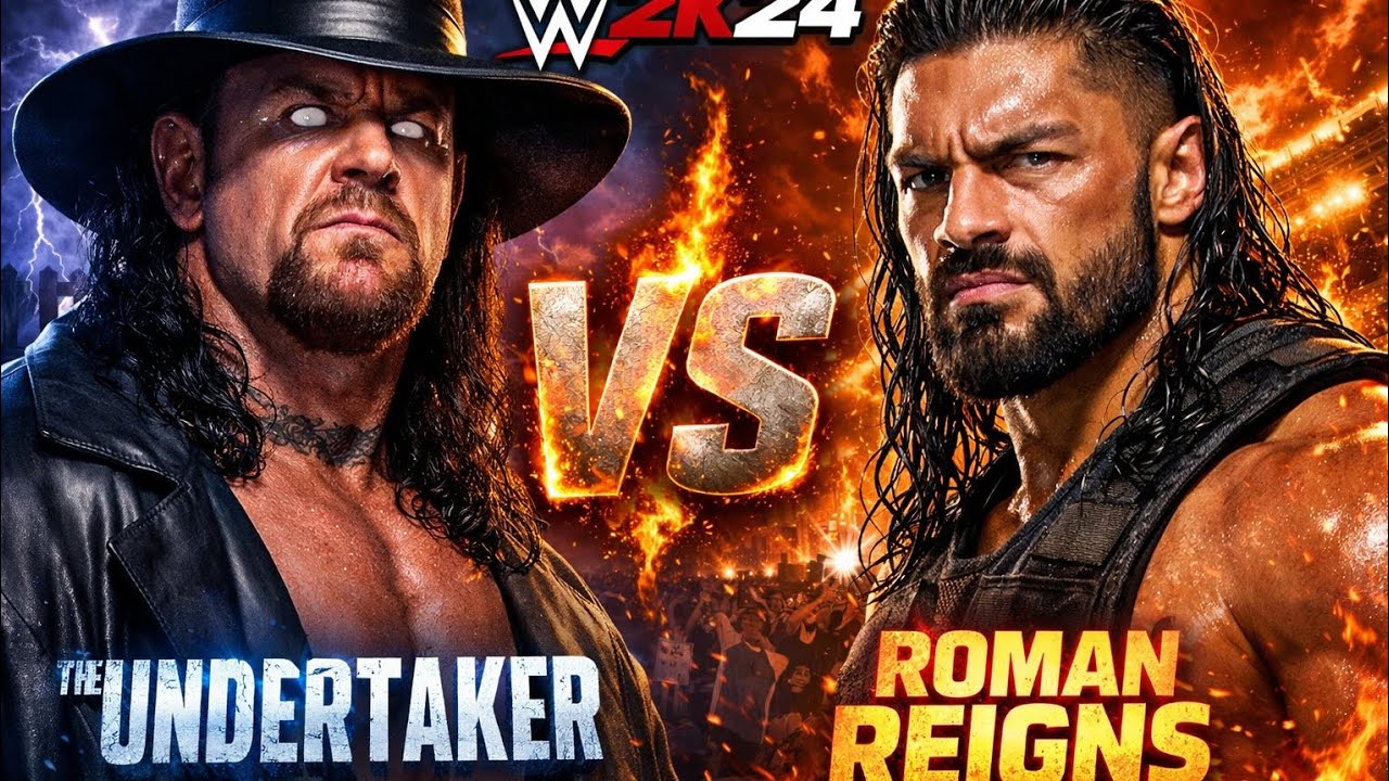 2k24 Roman reigns vs Undertaker 