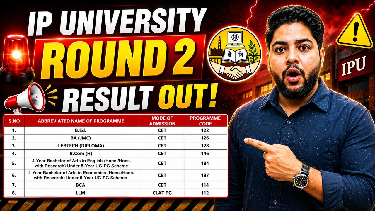Result Out - IPU Round 2 Online Counselling 2026 Latest Update | IMPORTANT Instructions !
