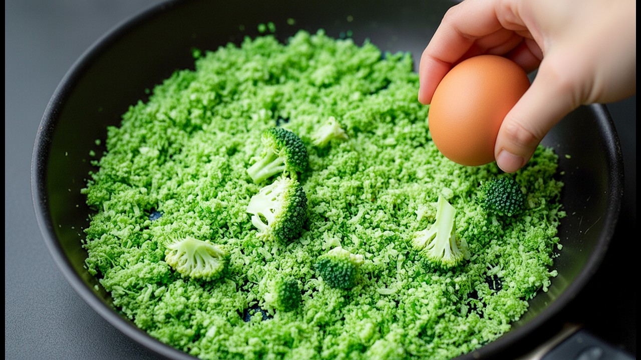 It's so delicious that I make it almost every day! ONLY BROCCOLI AND EGG!