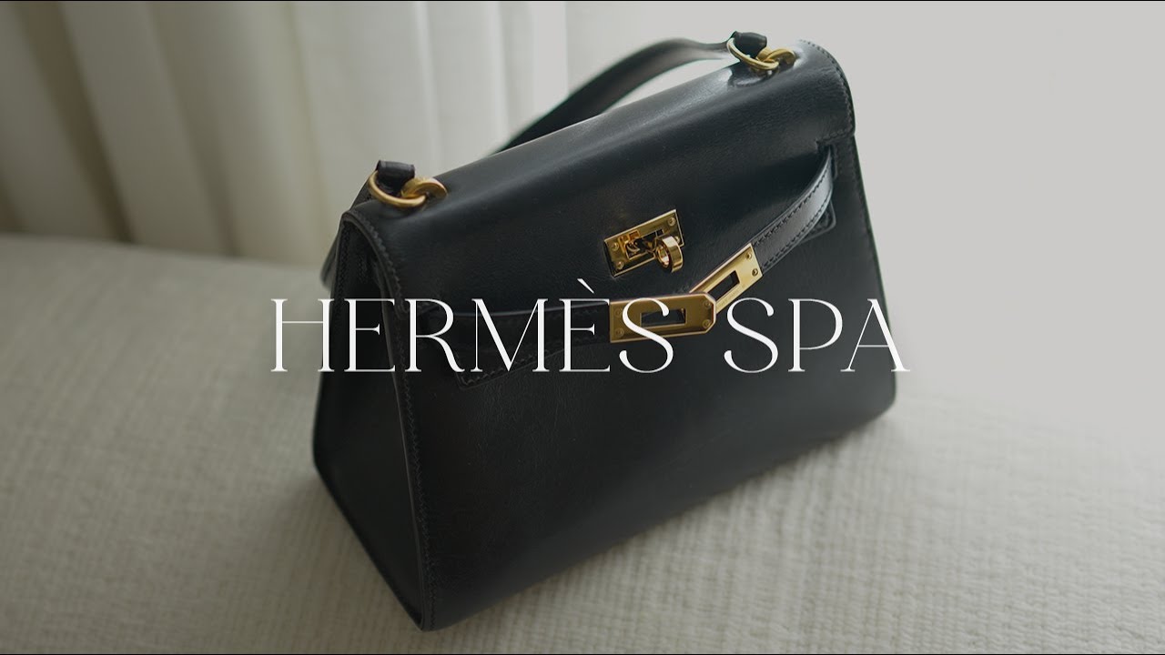 HERMÈS SPA EXPERIENCE: 1986 VINTAGE SHOULDER KELLY | ALYSSA LENORE