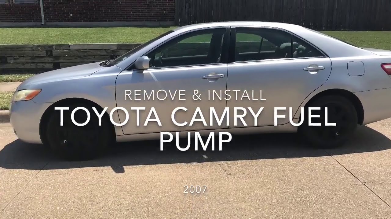 Toyota Camry Fuel Pump Remove & Replace