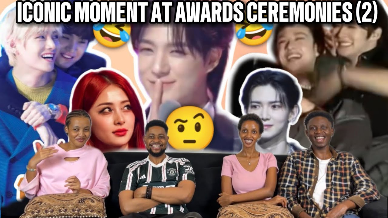 Our Reaction To 100 FUNNY and ICONIC Moments At Award Ceremonies / Part 2.