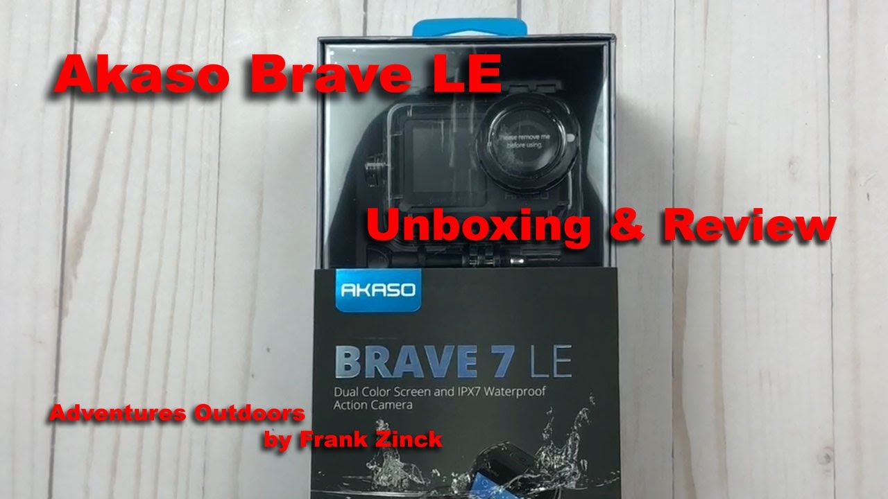 📸 Распаковка и обзор Akaso Brave 7LE 📸