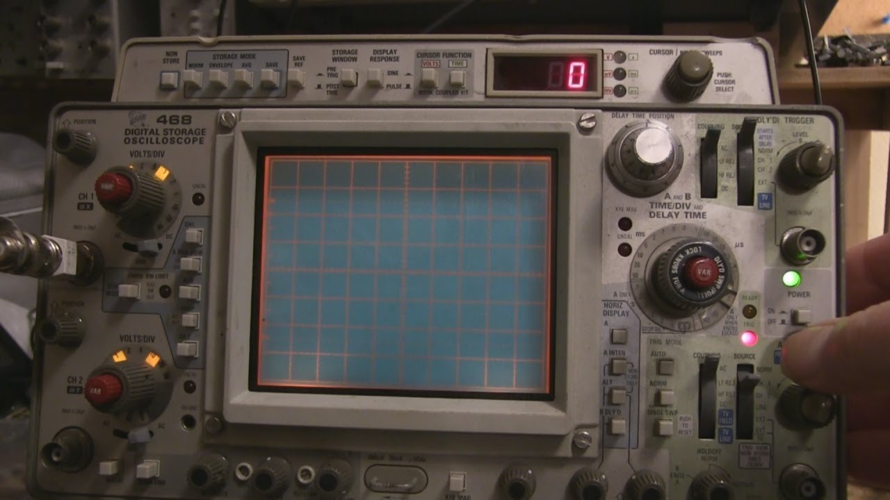 Tektronix 468 Repair - Vol. 1 - Storage +5 Supply