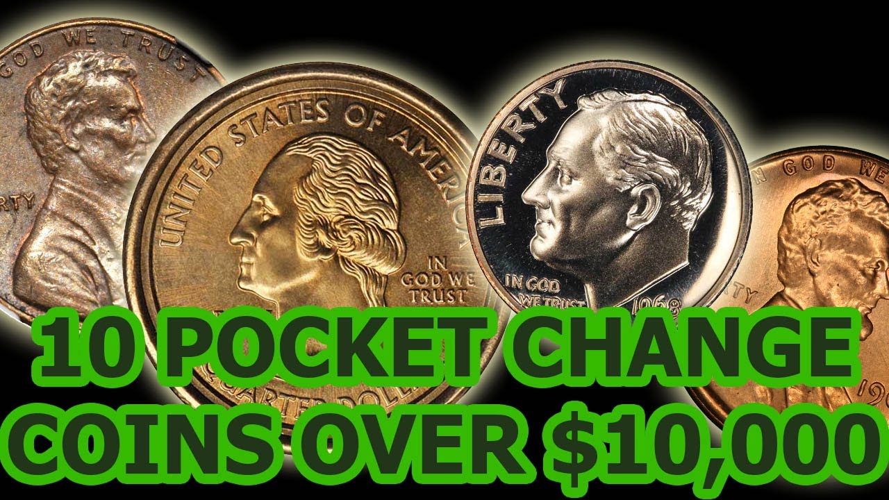 THE 10 MOST VALUABLE POCKET CHANGE COINS - Rare $10,000+ Finds To Look For