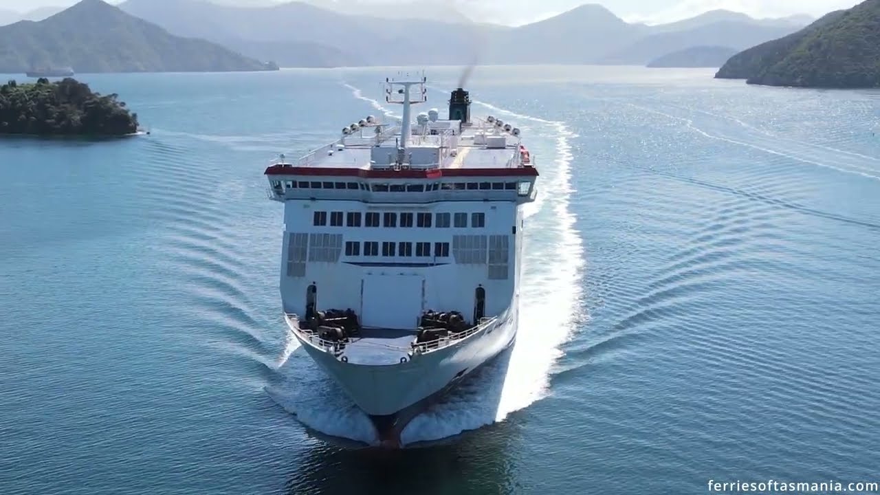 Interislander ferry Kaitaki arriving Picton