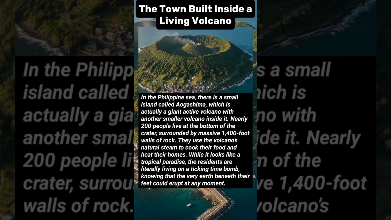 The Town Built Inside a Living Volcano