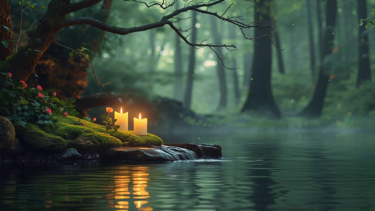 Deep Sleep Instantly 🌊 Relaxing Water Sounds & Gentle Piano Music 5