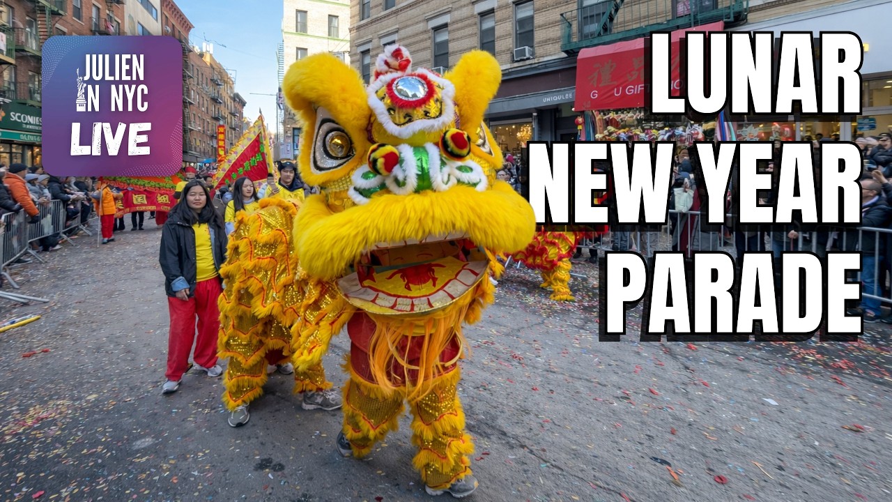 NEW YORK CITY Live - Lunar New Year Parade / Chinatown - March 1 2026 - 1 PM