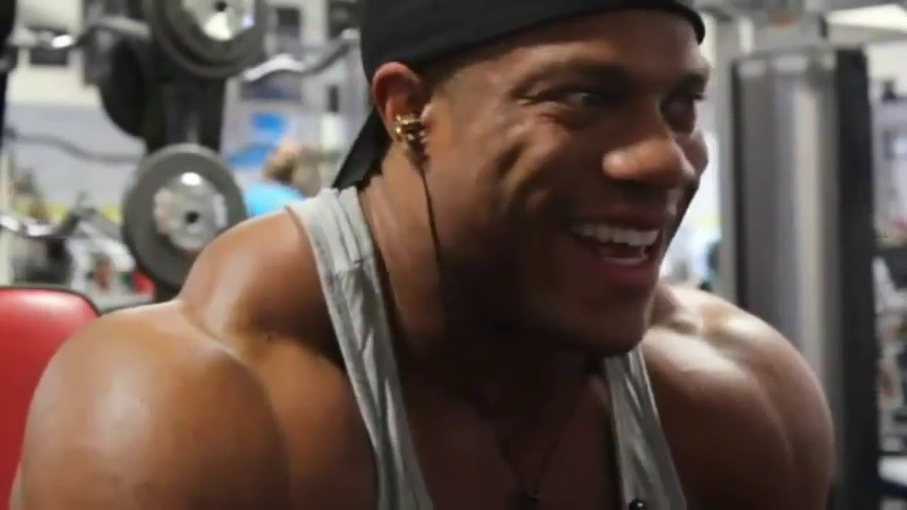 PHIL HEATH - Entrenando Hombros 2016 Maximas Ganancias.
