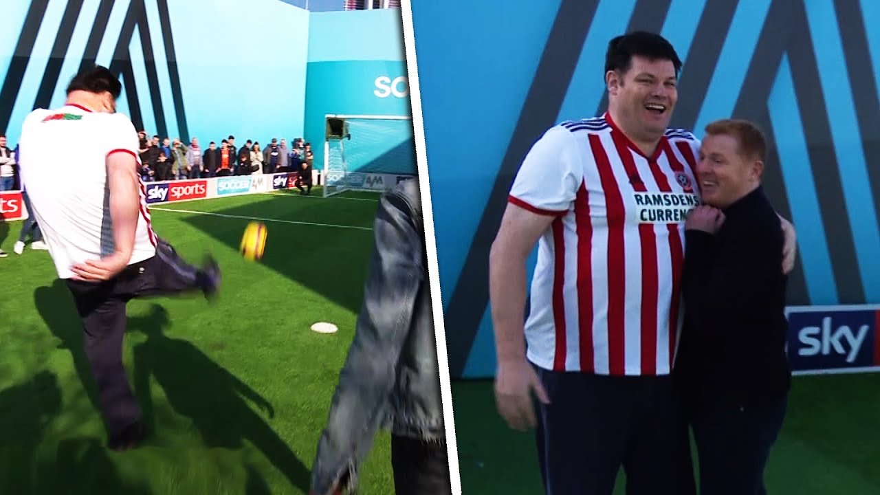Зверь бьёт по самым верхним мусорным бакам?!? | Нил Леннон против Зверя | Soccer AM Pro AM