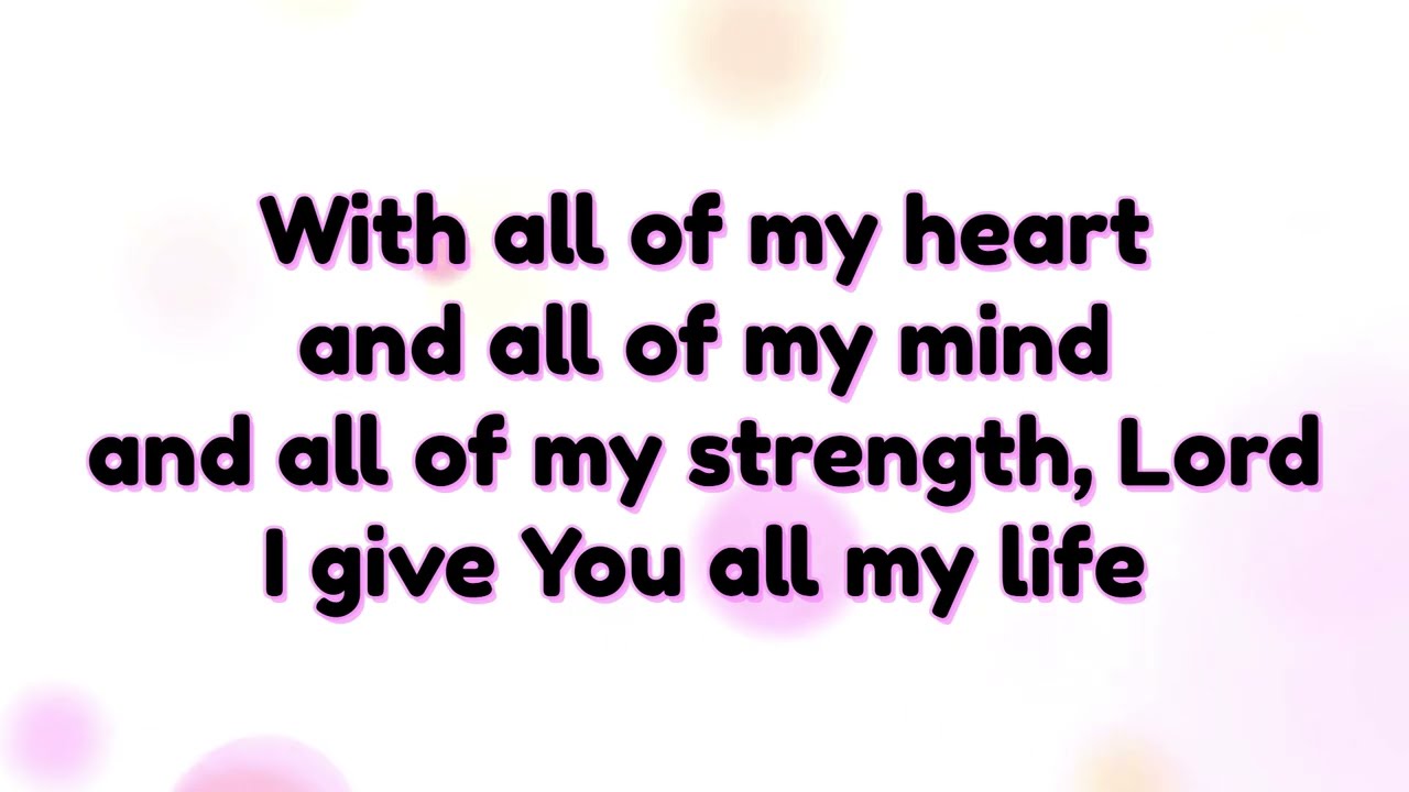 All of My Life Lyrics