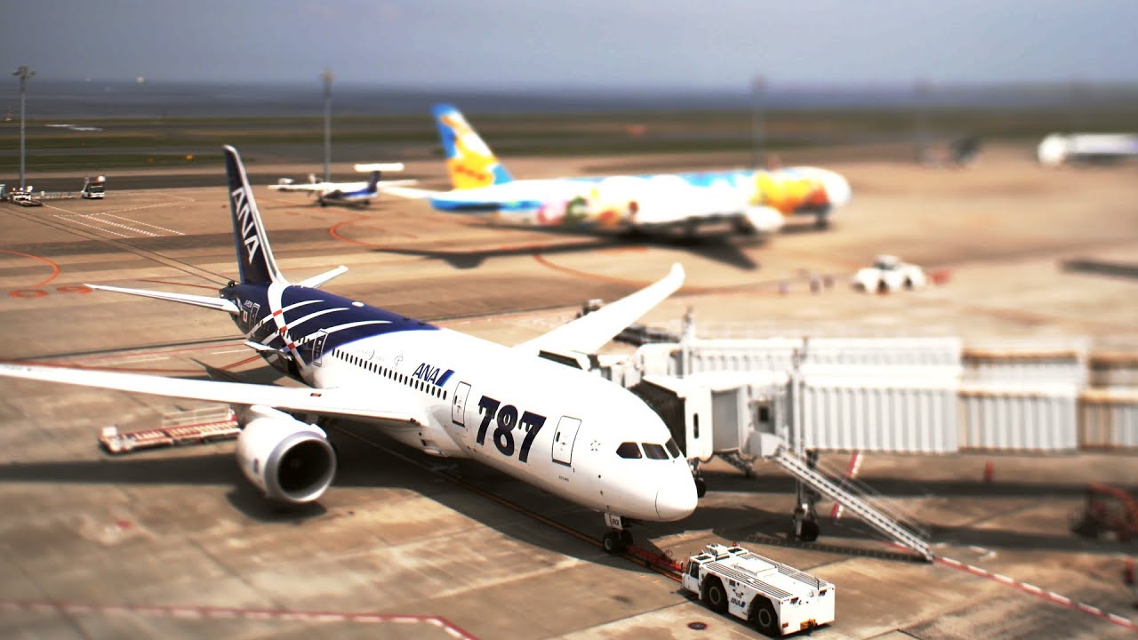 Haneda Airport Tilt Shift